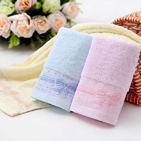 34*74cm Cotton Plain Colour Bath Towels