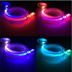7 Colours Gradient Glow Light V8 Charging Cable