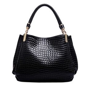 Women Crocodile Pattern Handbag