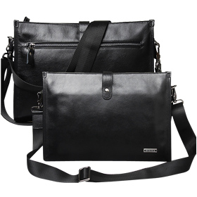 Men's Black Leather Bags