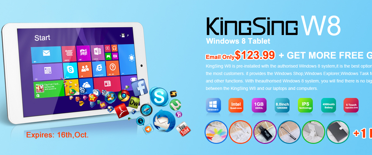 Kingsing W8 Windows 8 Tablet 