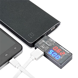 Double USB Detector Current Voltage Tester