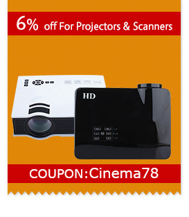 Extra 6%off For Projectors & Scanners