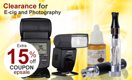 Clearance for E-cig and Photography