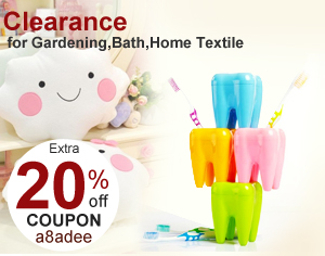 Clearance for Gardening,Bath,Home Textile 