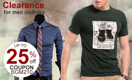 Clearance for men clothing
