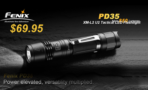 Fenix PD35 XM-L2 U2 Tactical LED Flashlight