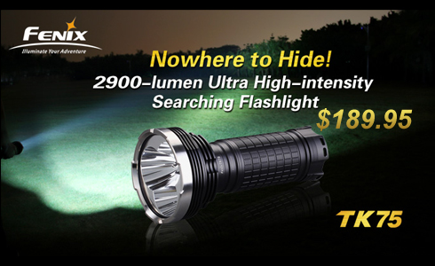 Fenix TK75 2900 Lumen LED Flashlight