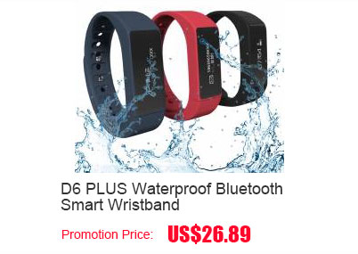 D6 PLUS Waterproof Bluetooth Smart Wristband