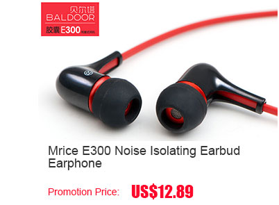 Mrice E300 Noise Isolating Earbud Earphone