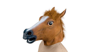 Creepy Horse Head Latex Face Mask