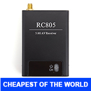 Boscam FPV 5.8G 8CH AV Wireless Receiver RC805