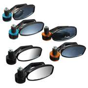 Universal Motorcycle Bar End Rearview Mirror