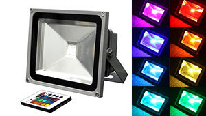 20W RGB LED Flood Light 85-265V