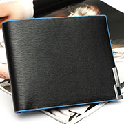 Color Edge Leather Wallet