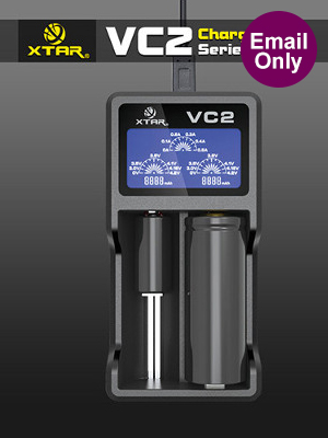 XTAR VC2 Charger With LCD Screen Display