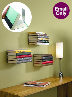 Smart Life Wall Floating Invisible Bookshelf