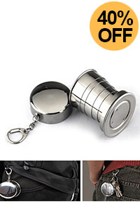 Stainless Steel Travel Collapsible Cup