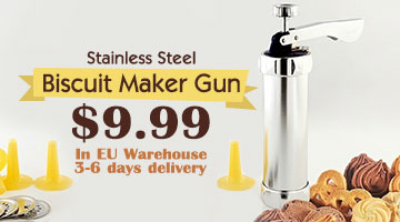Stainless Steel Biscuit Maker Gun