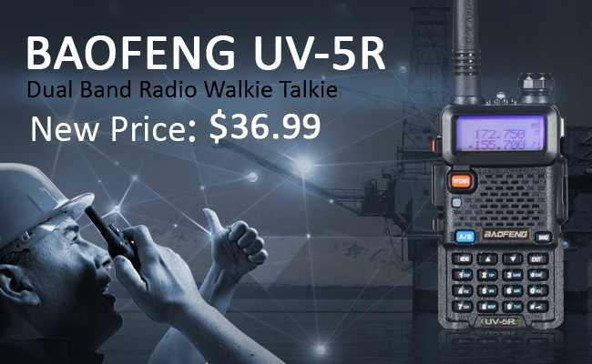 BAOFENG UV-5R Dual Band Radio Walkie Talkie