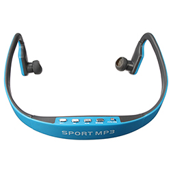 Sport Wireless Headset Headphone Earphone MP3 Music Player Micro SD TF FM Radio