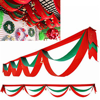 Christmas Wavy Hanging Flag