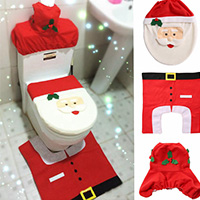 Santa Toilet Decorate
