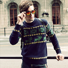 Christmas Mens Casual Sweater