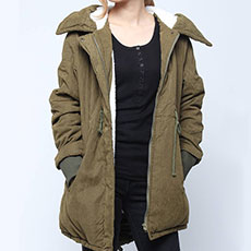 Hooded Cotton Outerwear