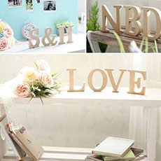 Wooden Full Letters Decorations