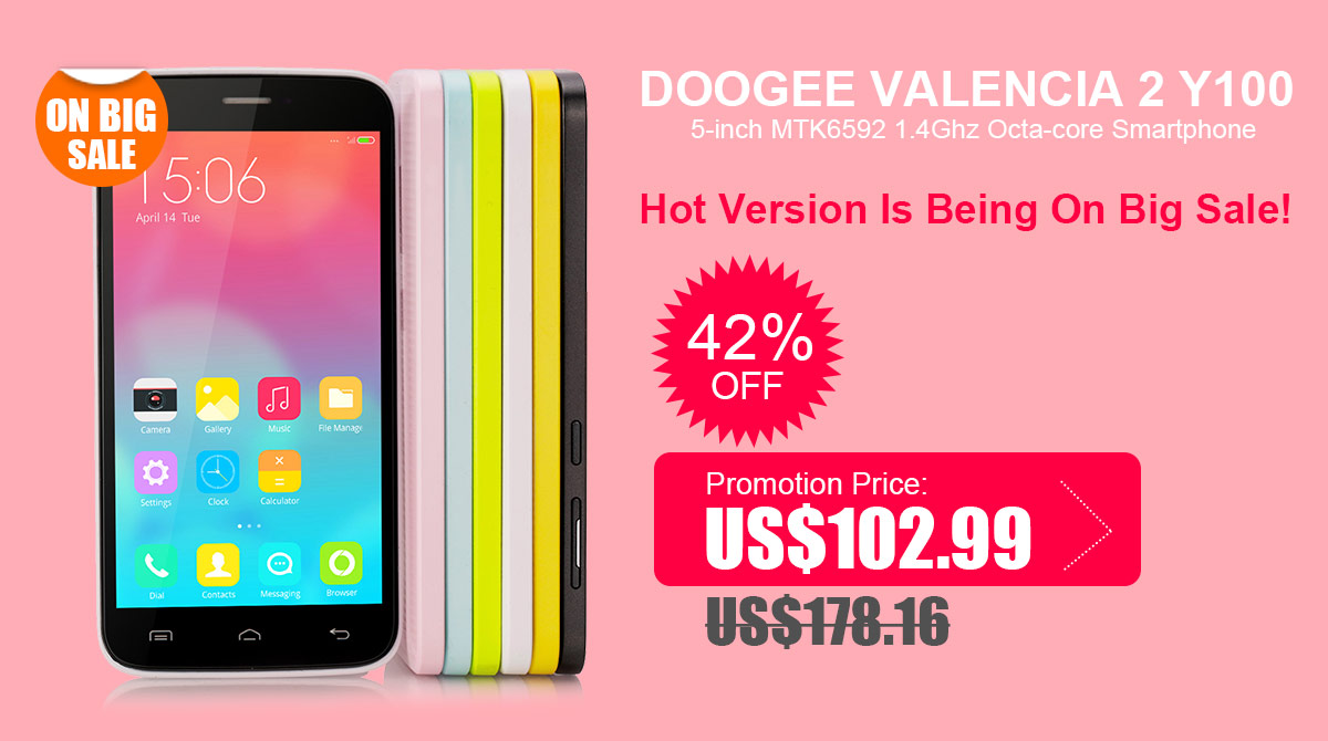 DOOGEE VALENCIA 2 Y100 5-inch Octa-core Smartphone