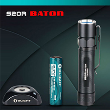 Olight S20R Baton CREE XM-L2 EDC LED Flashlight