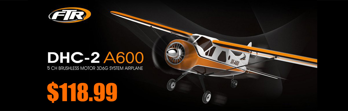 XK A600 5CH 3D6G System Brushless RC Airplane RTF