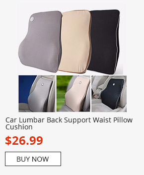 Car Lumbar Back Support Waist Pillow Cushion
