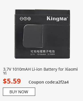 3.7V 1010mAH Li-ion Battery for Xiaomi Yi