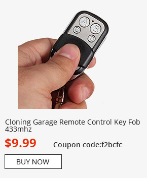Cloning Garage Remote Control Key Fob 433mhz