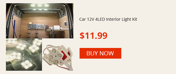 Car 12V 4LED Interior Light Kit