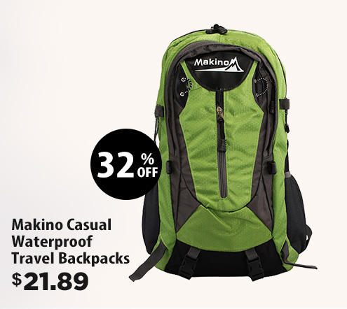 Makino Casual Waterproof Travel Backpacks