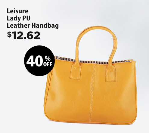 Leisure Lady PU Leather Handbag