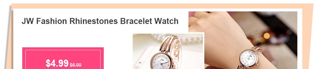 Rhinestones Alloy Bracelet Watch