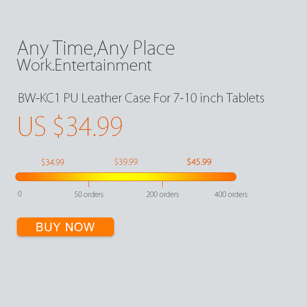BlitzWolf Bluetooth Backlight Keyboard Leather Case For iPad Tablet