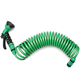 7.5m Expandable Garden Water Hose With Nozzle