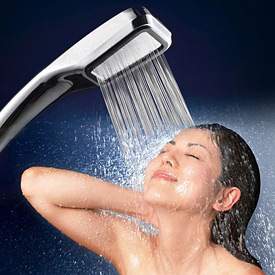 Pressurized Water Saving Square Hand Shower Head