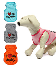 I Love My Mommy/Daddy Pet Vest 