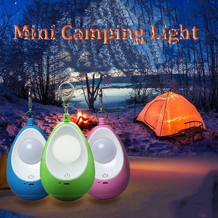 Outdoor Camping LED Lamp Mini Portable Bluetooth Tent Light