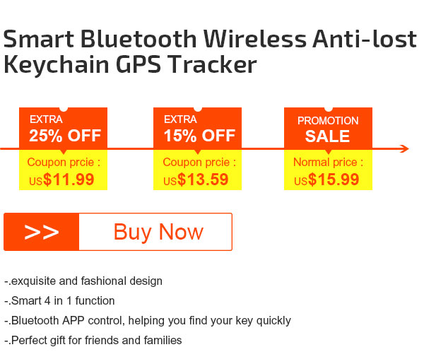 Smart Bluetooth Wireless Anti-lost Keychain GPS Tracker