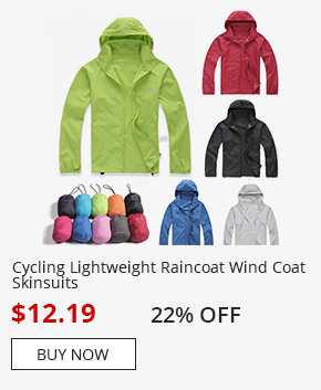 Cycling Lightweight Raincoat Wind Coat Skinsuits