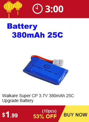 Walkare Super CP 3.7V 380mAh 25C Upgrade Battery