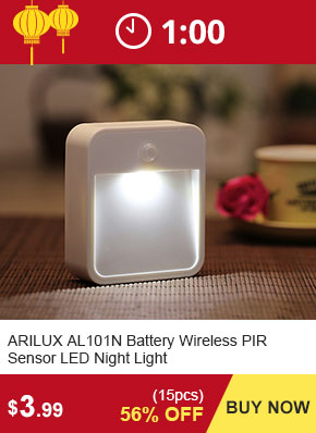 ARILUX AL101N Battery Wireless PIR Sensor LED Night Light