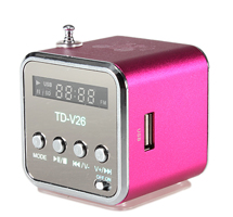 TD-V26 Mini Speaker With FM Radio SD/TF